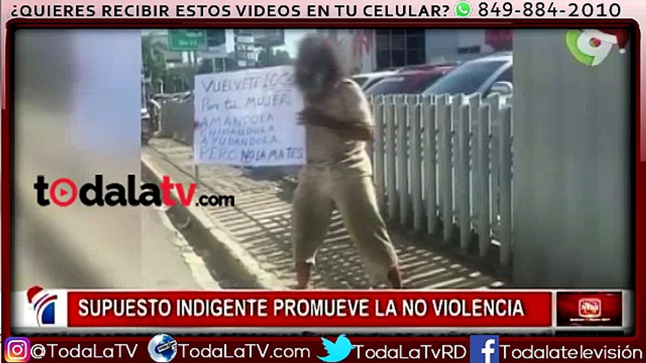Supuesto indecente promueve la no violencia-Noticias y Mucho Más-Video