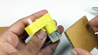 How to make a PENCIL Sharpener MACHINE out of cardboard for SCHOOL _ DIY AT HOME - DAH-7vVRpj4D3TQ.CUT.00'34-01'10