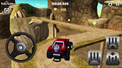 4x4 Mountain Climb Monster Truck   Video For Kids   Android App For Children