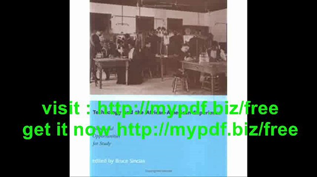 Technology and the African-American Experience Needs and Opportunities for Study (His001000)