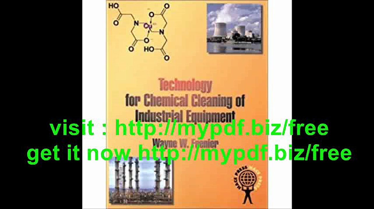 Technology for Chemical Cleaning of Industrial Equipment