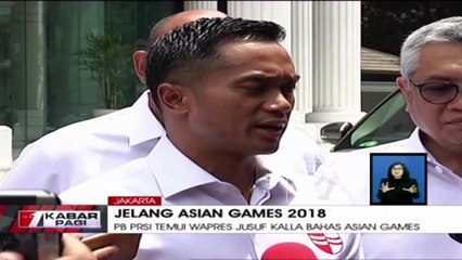 Jelang Asian Games 2018, Ketua PRSI Temui Wapres Yusuf Kalla