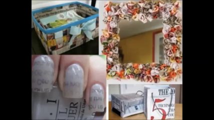 Como reutilizar el papel de periódico