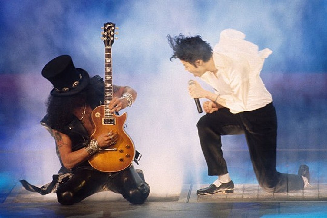 Solo de Slash para Michael Jackson - Give In To Me