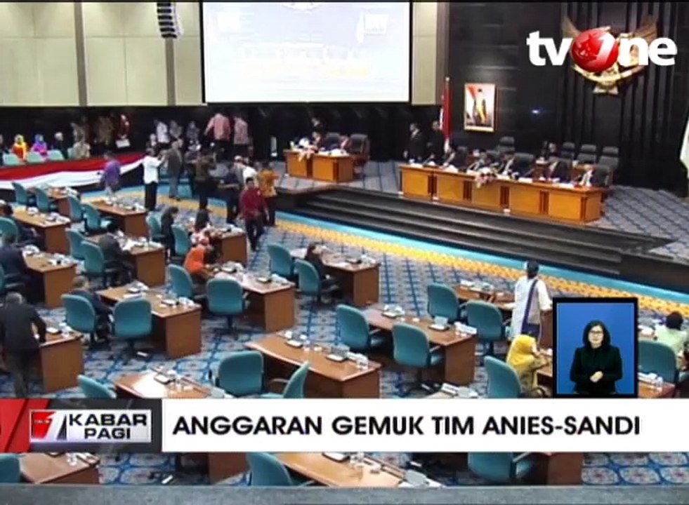 Anggaran Gemuk Tim Anies-Sandi