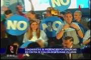 Congresistas se pronuncian por denuncias en contra de Susana Villarán