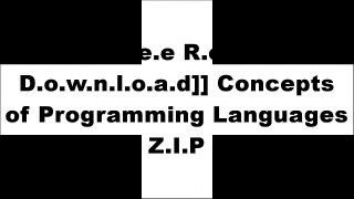 [qjJKQ.[F.R.E.E] [D.O.W.N.L.O.A.D] [R.E.A.D]] Concepts of Programming Languages by Robert W. Sebesta [T.X.T]