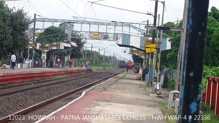 110 KMPH MPS FACE OFF- WAP-4 VS WAP-7 HAULED SUPERFAST TRAINS