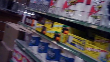 BULLET PROOF GLASS AT DETROIT SUBWAY  LITTLE CAESARS