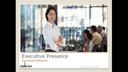 For Women Leaders- Creating Your Presence