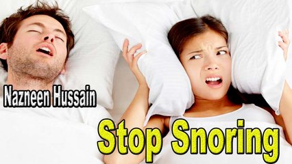 Stop Snoring (Homemade Remedies)