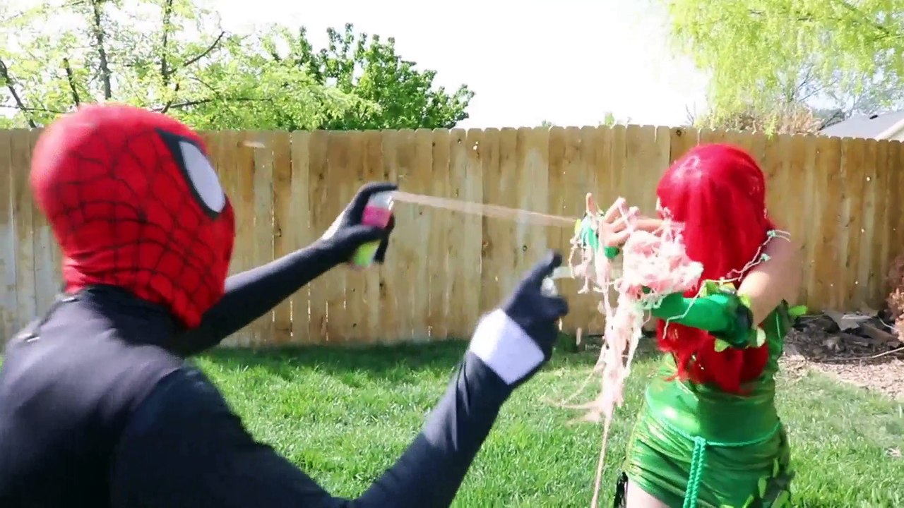 Poison Ivy vs Spiderman vs Batman - Real Life Superhero Movie | Superheroes | Spiderman | Superman | Frozen Elsa | Joker