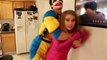 Spidergirl vs Joker Twin Brothers & Joker Sister - Food Fight _ Real Life Superhero Movie | Superheroes | Spiderman | Superman | Frozen Elsa | Joker