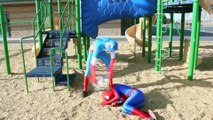 Spiderman vs Captain America - Rematch! Superhero Battle | Superheroes | Spiderman | Superman | Frozen Elsa | Joker