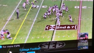 Mississippi State Player's Ankle Fully Fucked