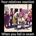 fail in exams and relatives reactions - very funny