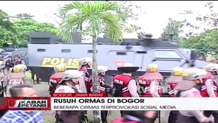 Polisi: Lokasi Bentrok Ormas di Bogor Sudah Terkendali
