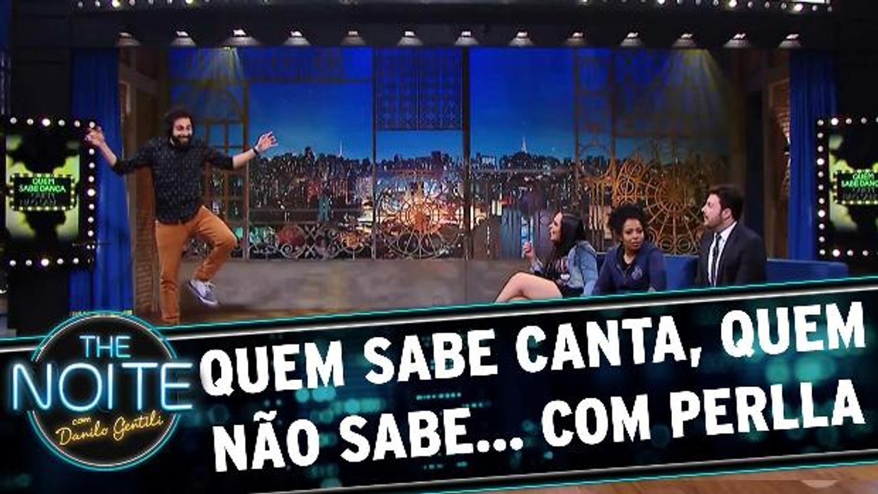 Quem sabe canta, quem não sabe... com Perlla