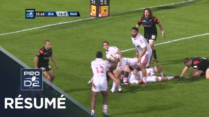 PRO D2 - Résumé Biarritz-Narbonne: 41-18 - J13 - Saison 2017/2018