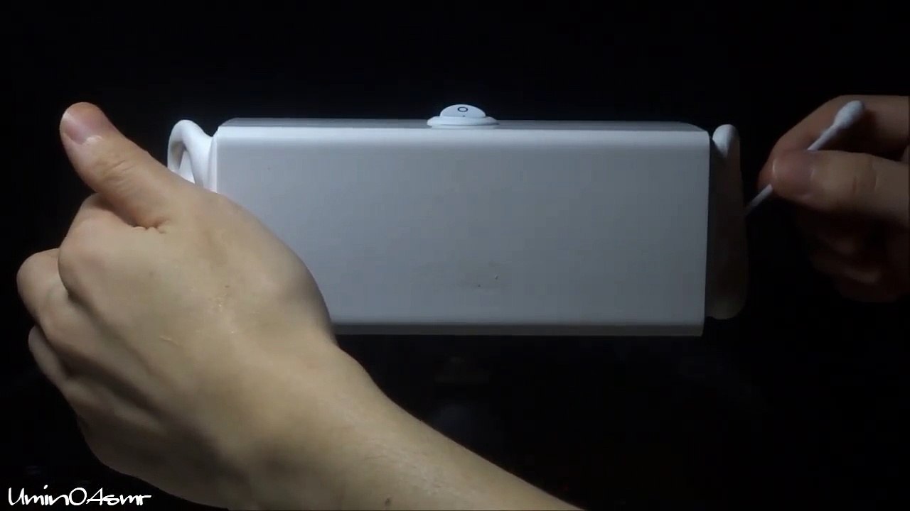 ASMR | 指とシャワー綿棒で耳かき | Ear Cleaning Cotton Swab and Finger | SR3D