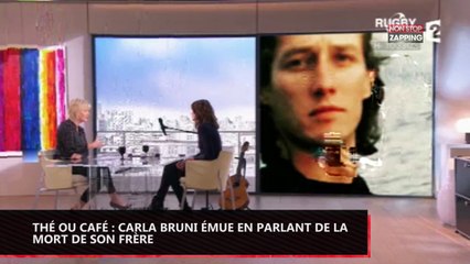 Thé ou Café : Carla Bruni émue en parlant de la mort de son frère, séropositif (vidéo)