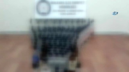 Evde 200 Şişe Kaçak İçki Ele Geçirildi