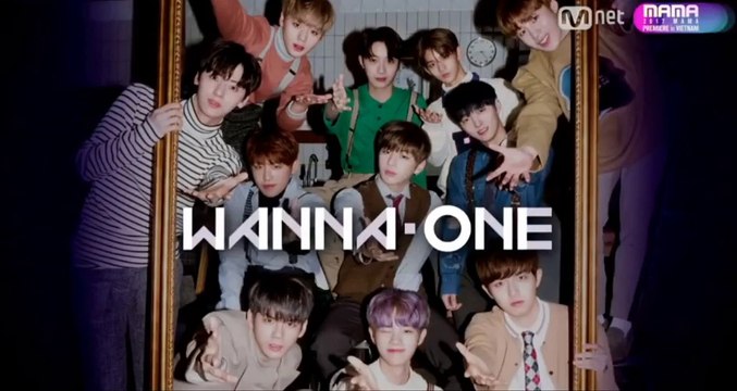 Wanna One Energetic Performance