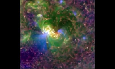 2017 太震驚！超巨大UFO「 降落在太陽上」？