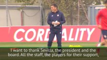Emotional Berizzo thanks club and fans for support