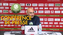 Conférence de presse AC Ajaccio - Stade de Reims (0-1) : Olivier PANTALONI (ACA) - David GUION (REIMS) - 2017/2018