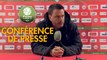 Conférence de presse Nîmes Olympique - FBBP 01 (4-0) : Bernard BLAQUART (NIMES) - Hervé DELLA MAGGIORE (BBP) - 2017/2018