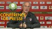 Conférence de presse US Orléans - Clermont Foot (1-2) : Didier OLLE-NICOLLE (USO) - Pascal GASTIEN (CF63) - 2017/2018
