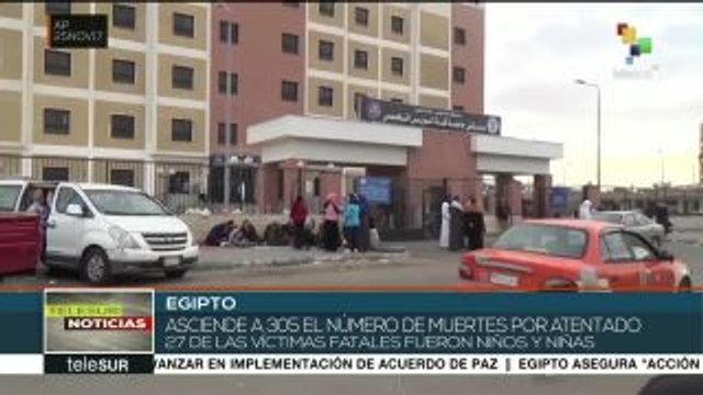 Egipto: asciende a 305 la cifra de muertos por atentado en mezquita