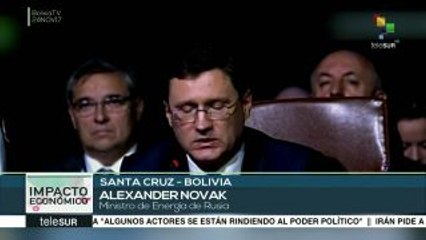 Rusia reitera respaldo a Venezuela durante Cumbre del Gas en Bolivia