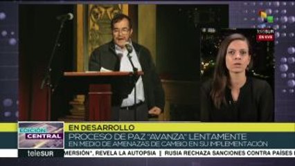 Colombia: preocupa que proceso de paz avanza lentamente