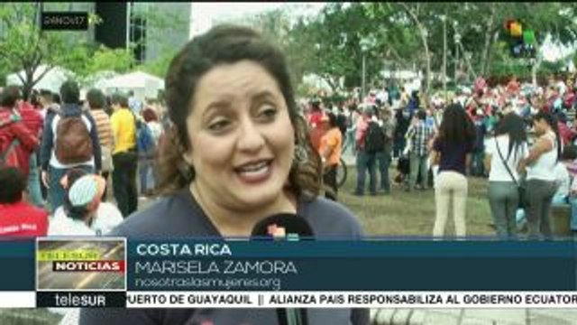 teleSUR noticias. Mujeres del mundo marchan contra violencia de género