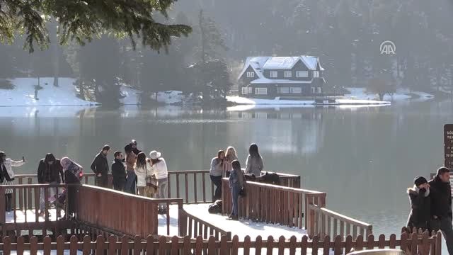 Abant ve Gölcük'te Kar Bereketi