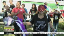 Mujeres salvadoreñas se movilizan contra la violencia de género