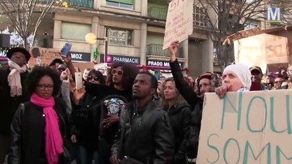 Rassemblement à Marseille contre l'esclavage en Libye