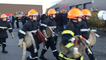 Les jeunes sapeurs pompiers en manoeuvre à Vire