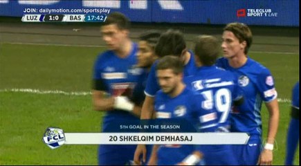 Shkelqim Demhasaj Goal HD - Luzern 1 - 0 Basel - 25.11.2017 (Full Replay)