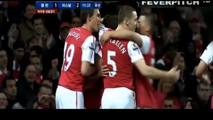 [축구]박주영 아스날 시절 앙리 빙의골 하지만 그 이후..vs볼튼전 박주영 볼터치 골