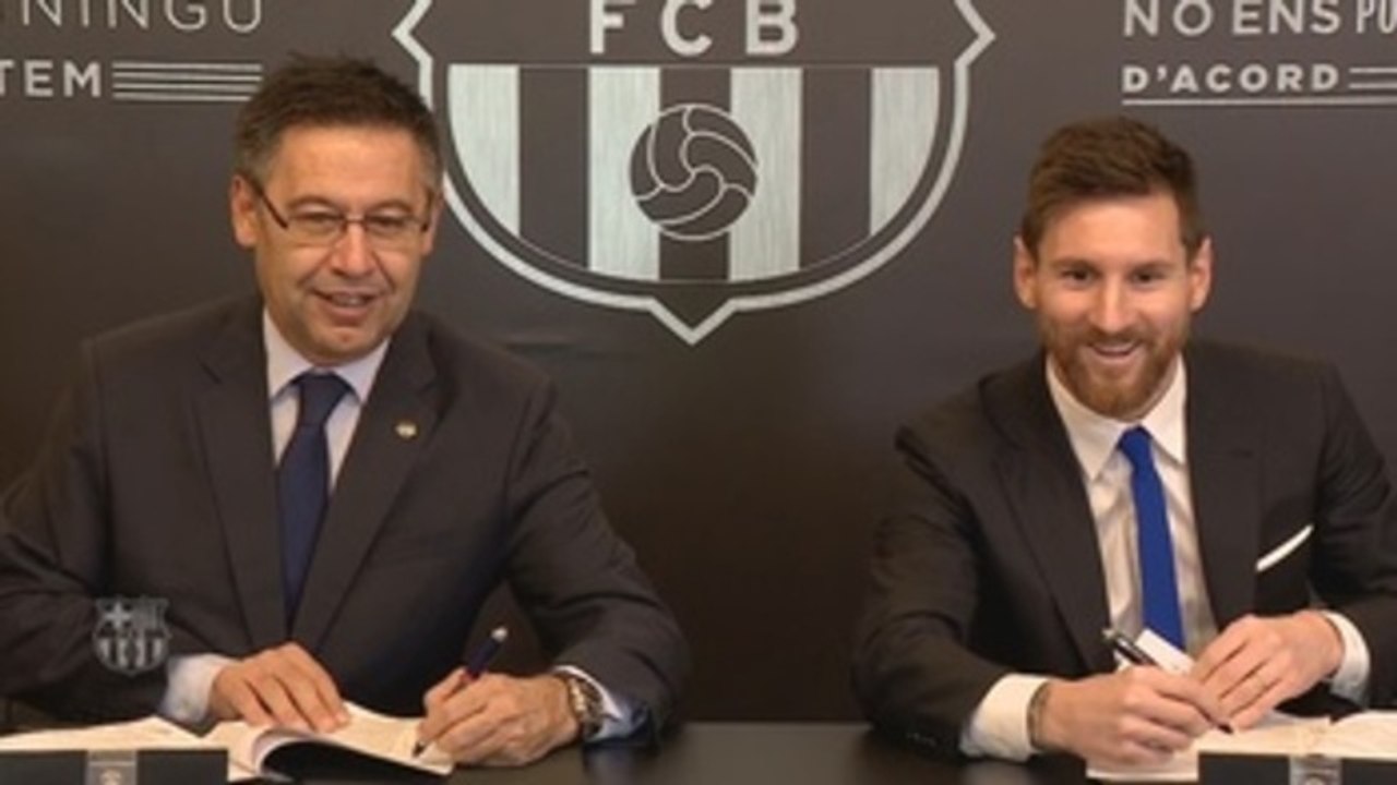 Messi se queda en el Barsa