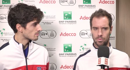 Coupe Davis, #FRABEL : les réactions du double et de Noah