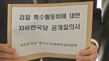 여야 특활비 공방 격화 "국조·특검" vs "물타기" / YTN