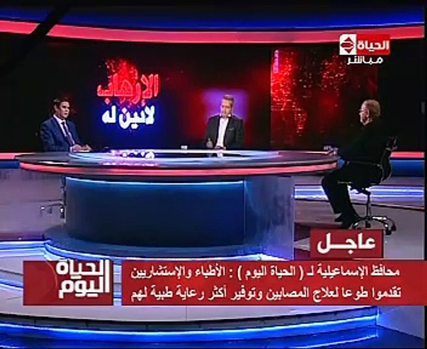 محافظ الإسماعيلية عن مصابى مسجد الروضة: خروج 6 مصابين وحالة الباقين مستقرة