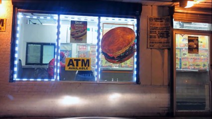 CHICAGO GHETTO AT NIGHT