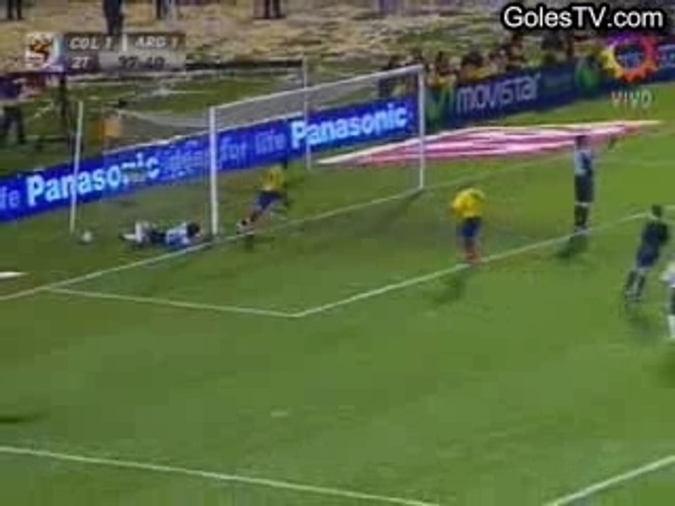 Colombia 2-1 Argentina (2-1 Moreno)