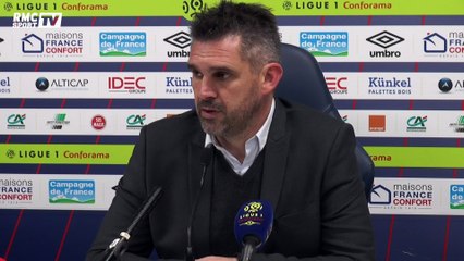 Gourvennec : "2 points en 7 matches, c’est totalement insuffisant"