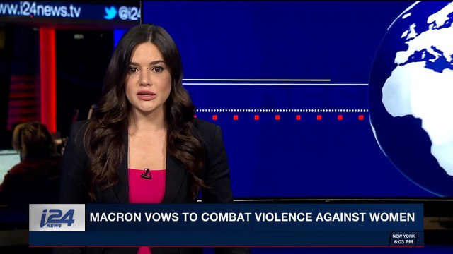i24NEWS DESK | Macron vows to combat violence against women | Saturday, November 25th 2017